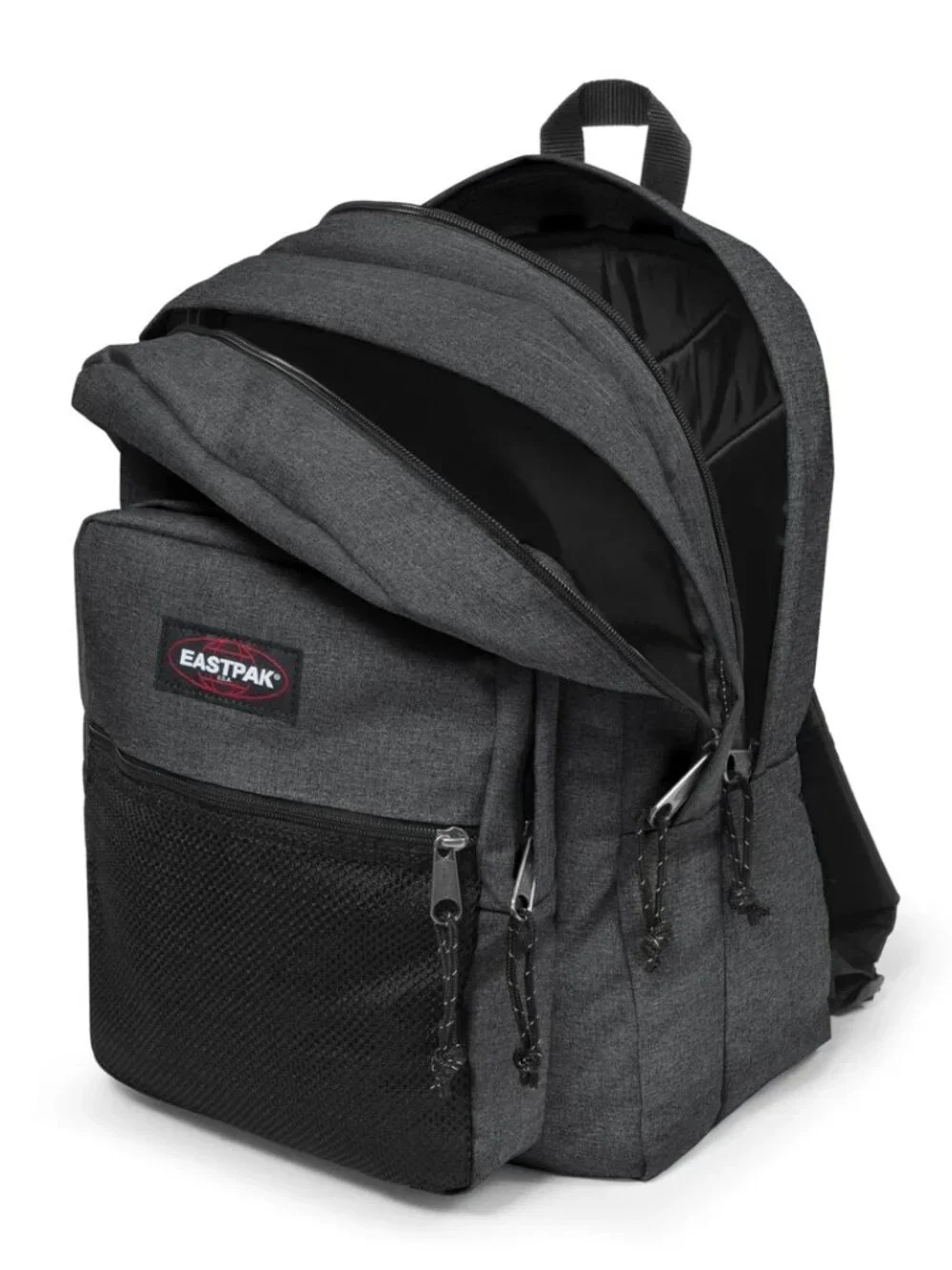 EASTPAK PINNACLE BLACK DENIM BACKBACK/NWT
